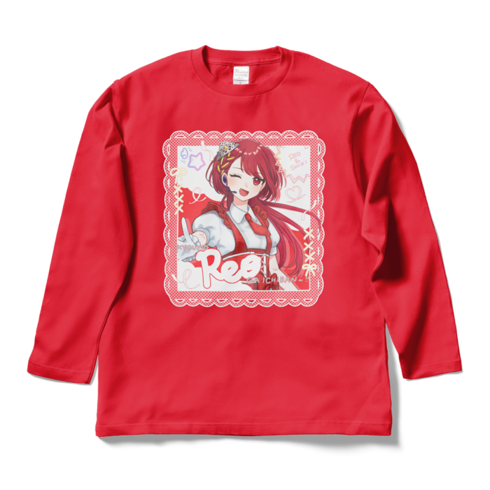 ロングスリーブTシャツ - L - レッド
