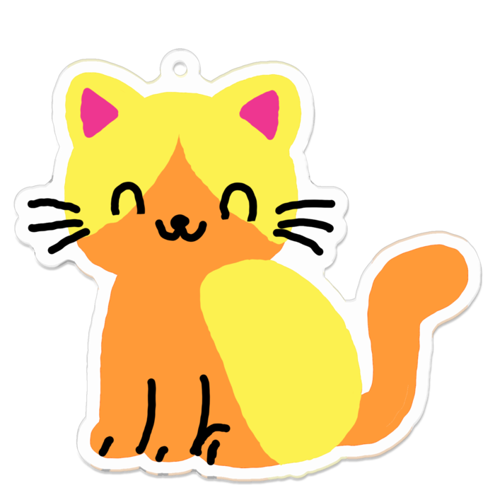 アクリルキーホルダー - 70 x 70 (mm)