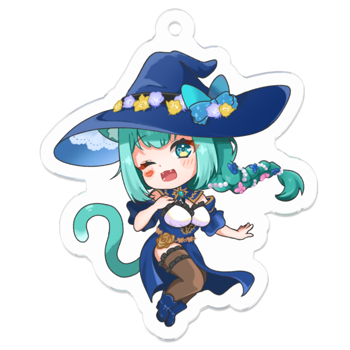アクリルキーホルダー - 50 x 50 (mm)