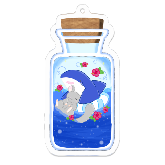 アクリルキーホルダー - 70 x 70 (mm)