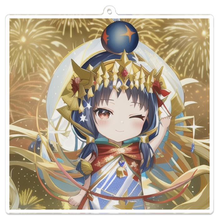 アクリルキーホルダー - 100 x 100 (mm)