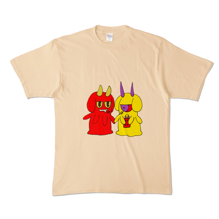 カラーTシャツ - XL - ナチュラル (淡色)