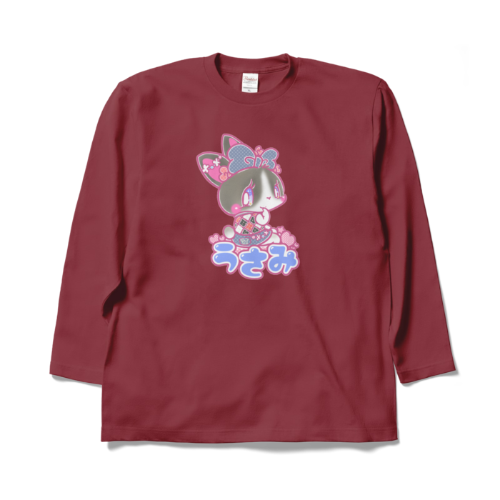 ロングスリーブTシャツ - XL - バーガンディ