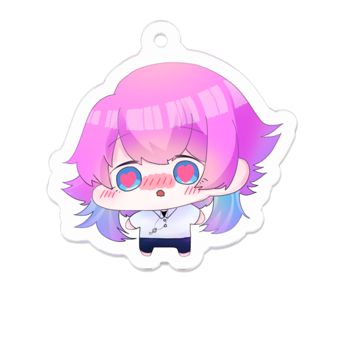 アクリルキーホルダー - 50 x 50 (mm)