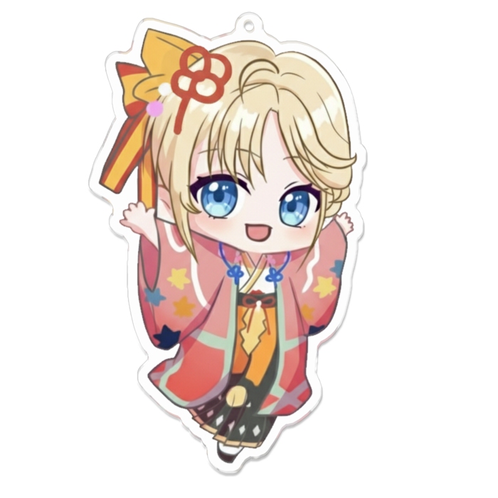 アクリルキーホルダー - 100 x 100 (mm)