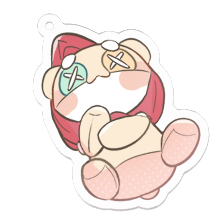 アクリルキーホルダー - 50 x 50 (mm)