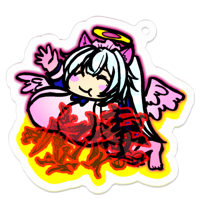 アクリルキーホルダー - 50 x 50 (mm)