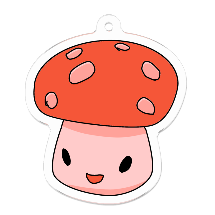 アクリルキーホルダー - 50 x 50 (mm)