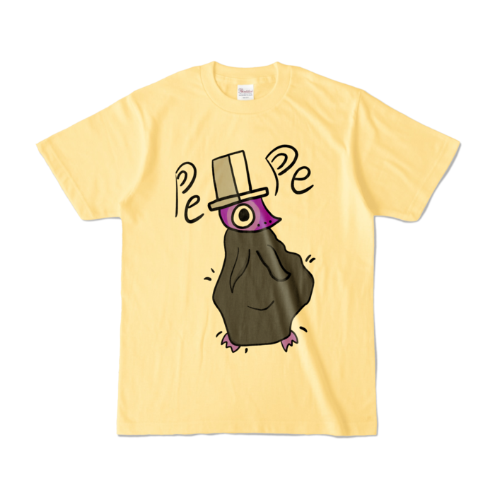 カラーTシャツ - S - ライトイエロー (淡色)