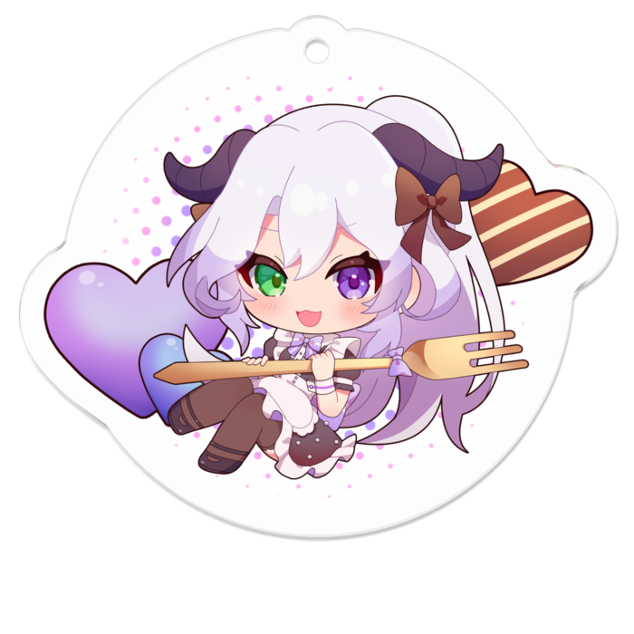 アクリルキーホルダー - 50 x 50 (mm)