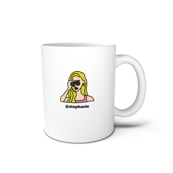 マグカップ - 直径 8 cm / 高さ 9.5 cm