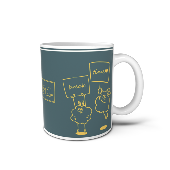 マグカップ - 直径 8 cm / 高さ 9.5 cm