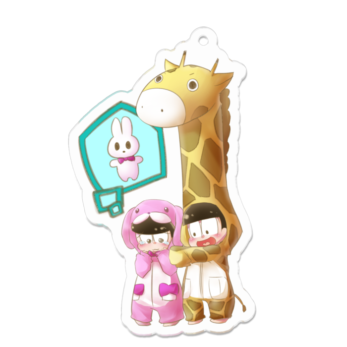 アクリルキーホルダー - 70 x 70 (mm)