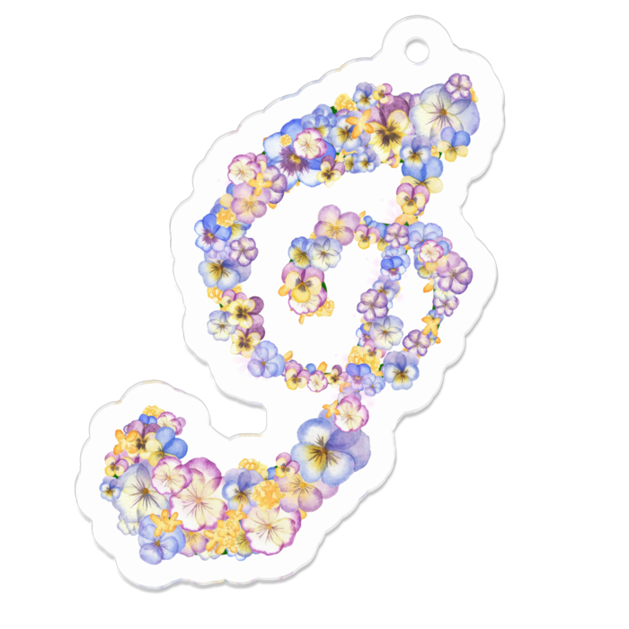 J　アクリルキーホルダー - 50 x 50 (mm)(9)