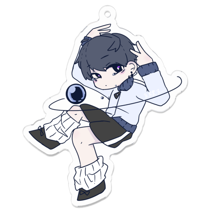 アクリルキーホルダー - 70 x 70 (mm)