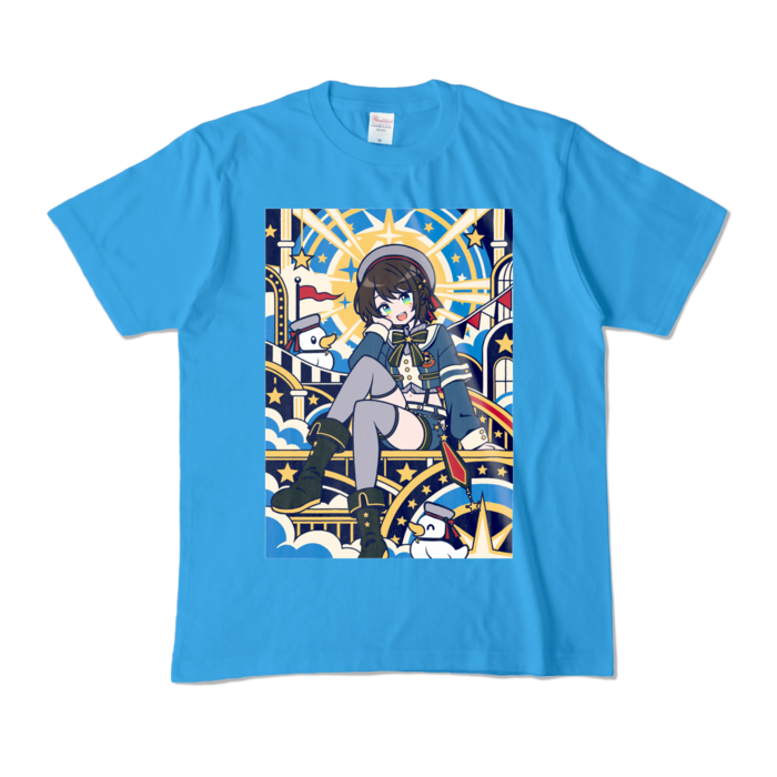 カラーTシャツ - M - ターコイズ （濃色）