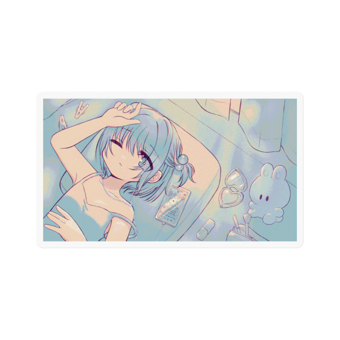 ステッカー - 100 x 100 (mm)(クリア)