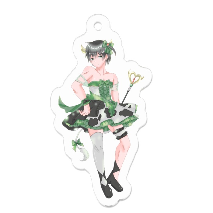 アクリルキーホルダー - 50 x 50 (mm)