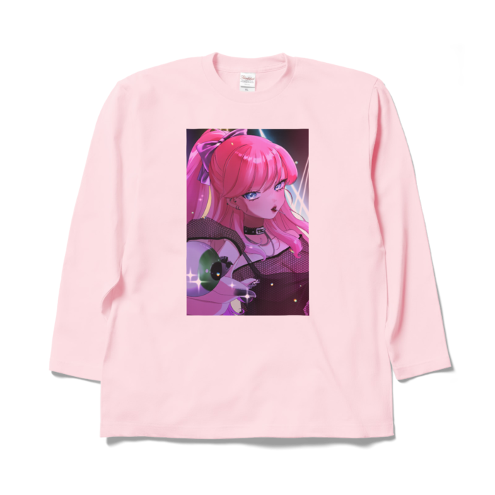 ロングスリーブTシャツ - XL - ライトピンク