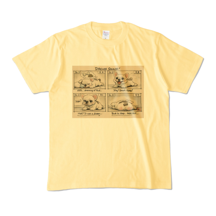 カラーTシャツ - M - ライトイエロー (淡色)