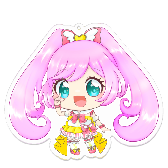 アクリルキーホルダー - 100 x 100 (mm)