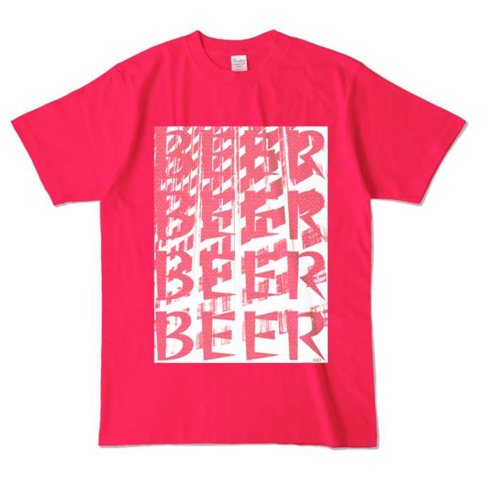 カラーTシャツ - L - ホットピンク (濃色)