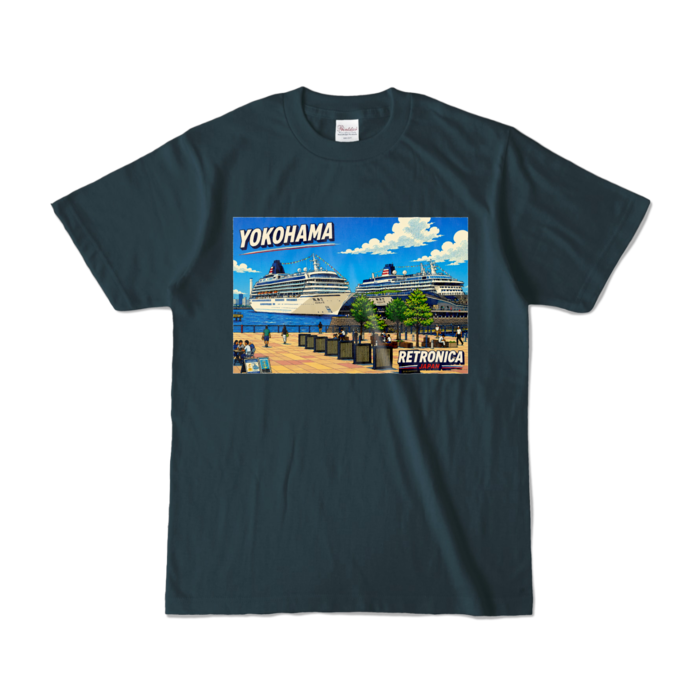 カラーTシャツ - S - デニム (濃色)