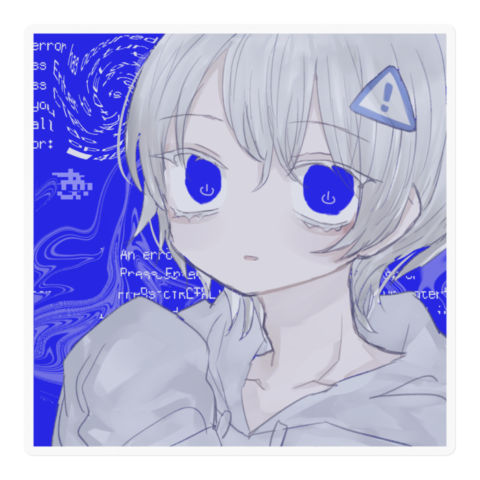 ステッカー - 100 x 100 (mm)