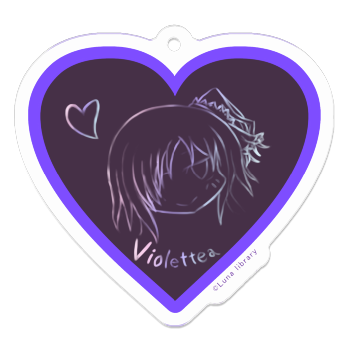 アクリルキーホルダー（コーティング） - 50 x 50 (mm)