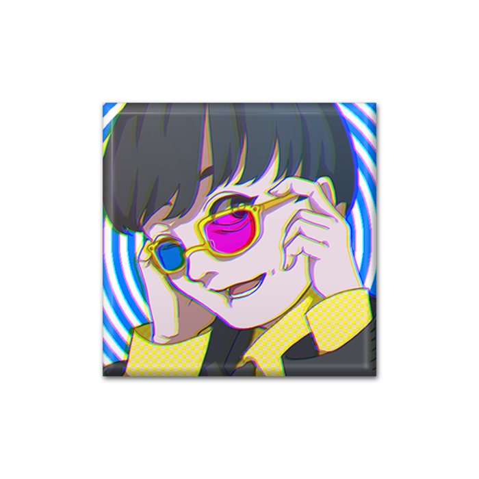 缶バッジ - 四角形40mm