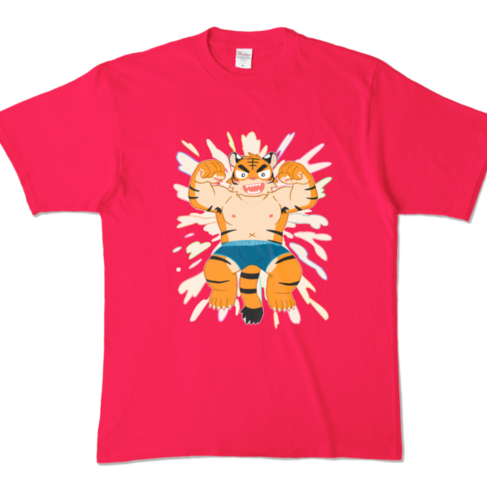 カラーTシャツ - XL - ホットピンク (濃色)