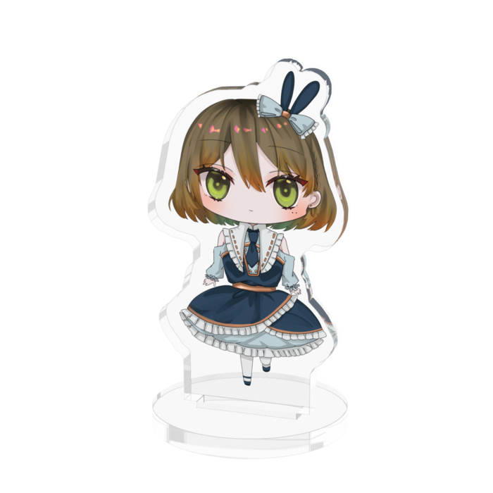 ミニ川野アクリルフィギュア - 50x50mm