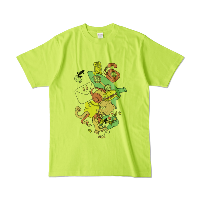カラーTシャツ - L - ライトグリーン (淡色)
