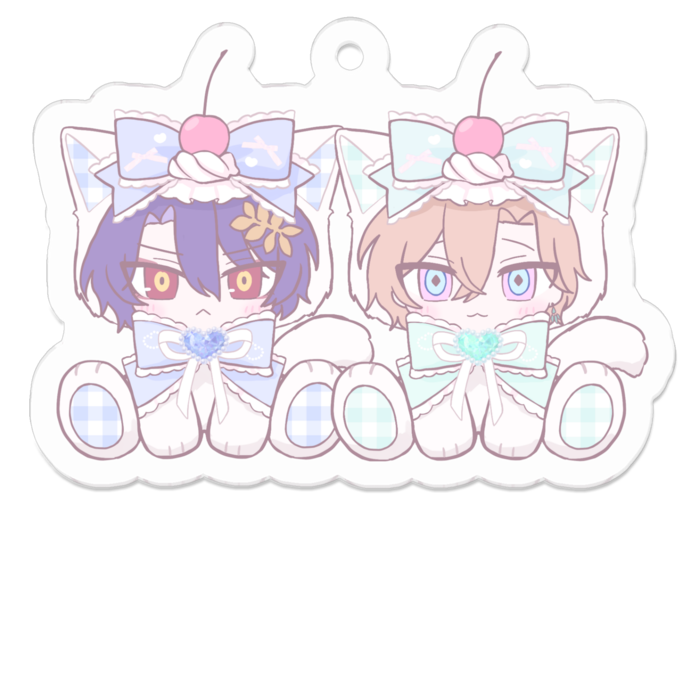 アクリルキーホルダー - 50 x 50 (mm)