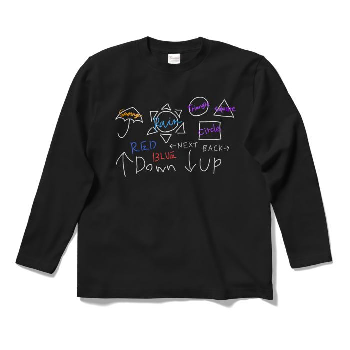 ロングスリーブTシャツ - S - ブラック
