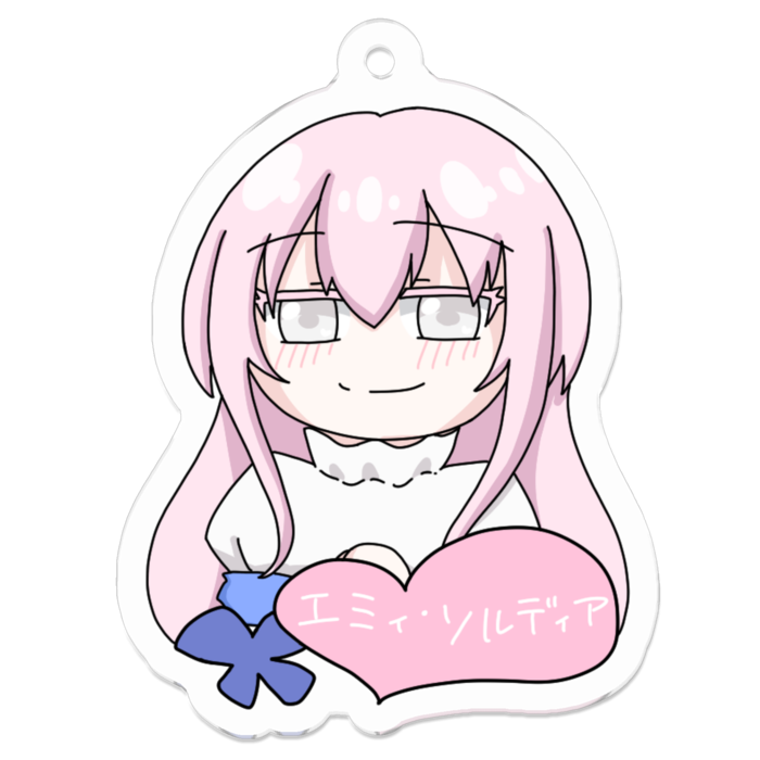 アクリルキーホルダー - 50 x 50 (mm)