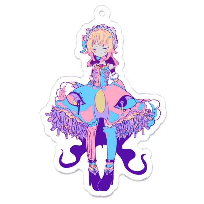 アクリルキーホルダー - 70 x 70 (mm)
