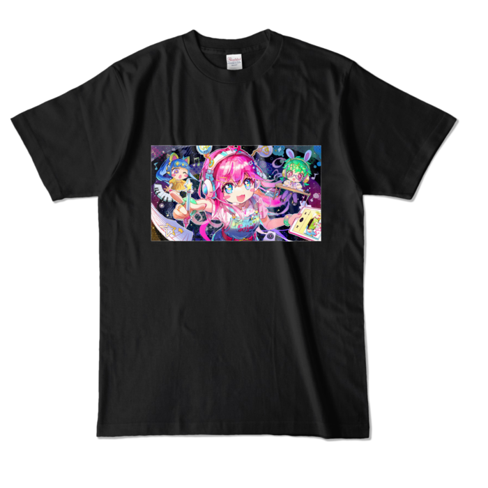 カラーTシャツ - L - ブラック (濃色)