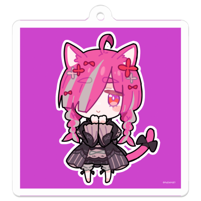 アクリルキーホルダー - 50 x 50 (mm)