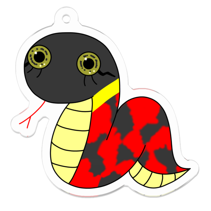 アクリルキーホルダー - 50 x 50 (mm)