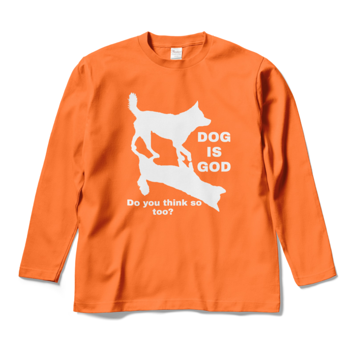 ロングスリーブTシャツ - M - オレンジ