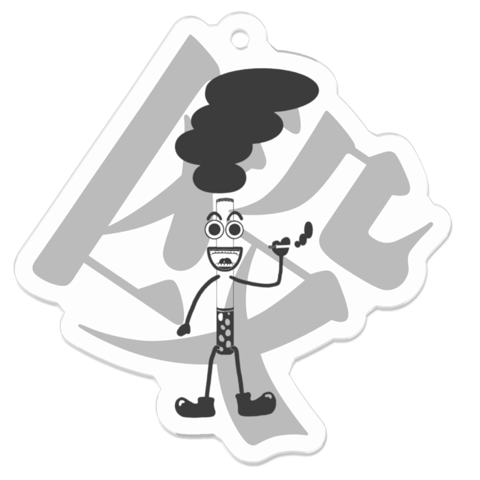 アクリルキーホルダー - 50 x 50 (mm)