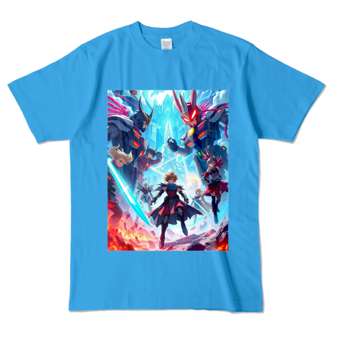 カラーTシャツ - L - ターコイズ (濃色)