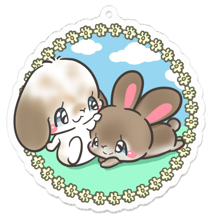 アクリルキーホルダー - 70 x 70 (mm)