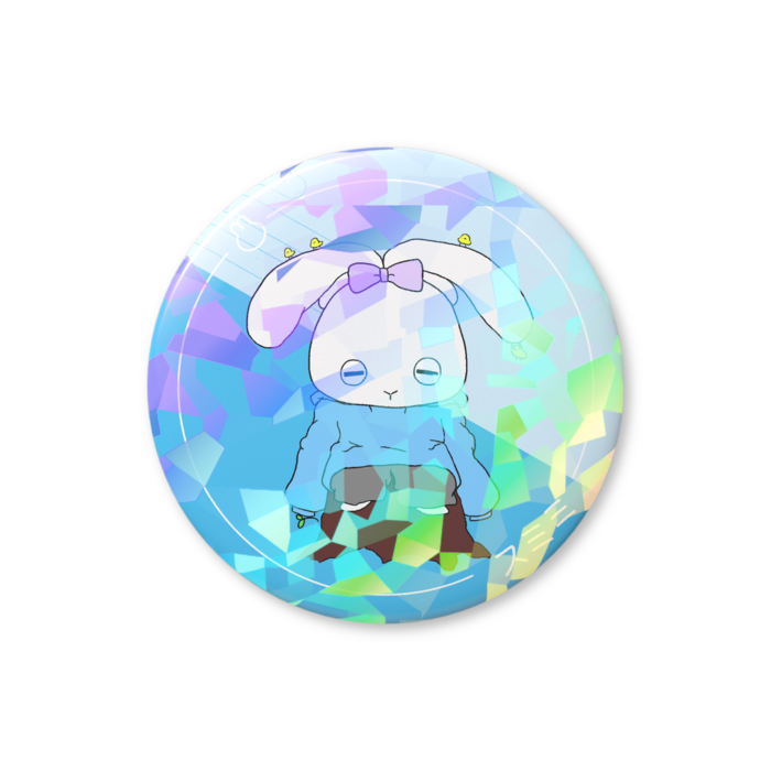 ホログラム缶バッジ - 76mm