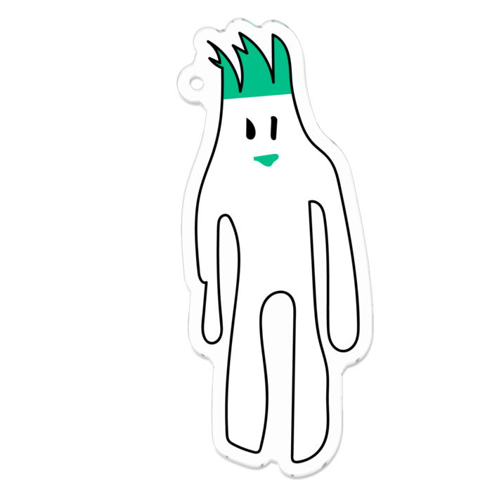 アクリルキーホルダー(コーティング) - 70 x 70 (mm)