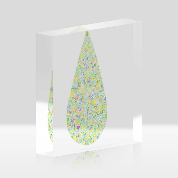 アクリルブロック - 100x100mm