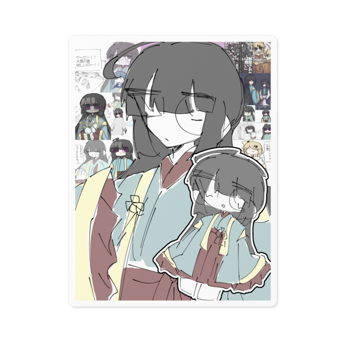 ステッカー - 100 x 100 (mm)