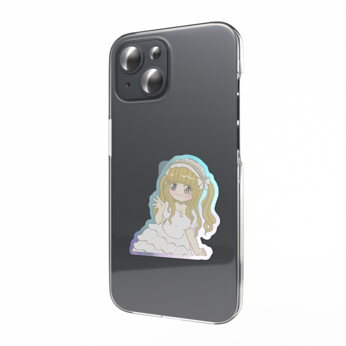 オーロラスマホステッカー - 縦