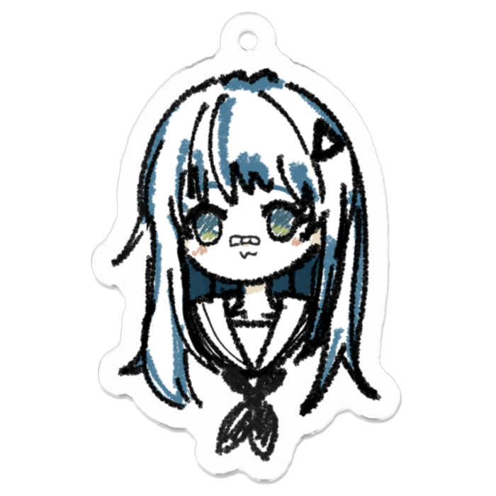 アクリルキーホルダー - 50 x 50 (mm)